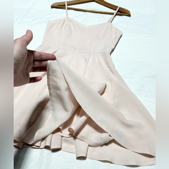 Talula Aritzia Lipinski Skater Dress in Light Pink - Picture 11 of 16